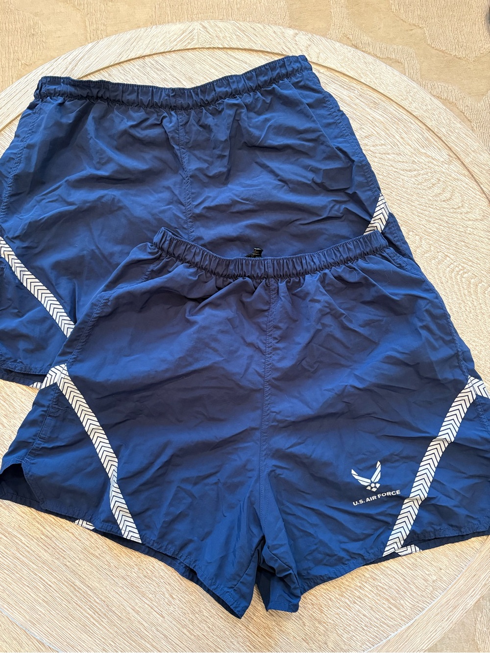 US Air Force Official Issued Physical Training Shorts. Set Of Two.